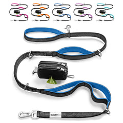 Leashrr 2.0 avec bungee amortisseur pour absorption des tirages et confort