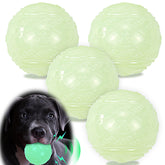 Balle lumineuse LECHONG pour chien, idéale pour jeux nocturnes et visibilité accrue.