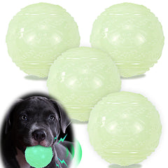Balle lumineuse LECHONG pour chien, idéale pour jeux nocturnes et visibilité accrue.