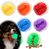 Balle LECHONG 3-en-1: siffement et lumière nocturne pour chien joueur