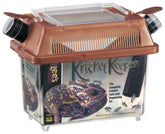 Lee's Kricket Keeper avec cylindres noirs texturisés, refuge pratique pour grillons.