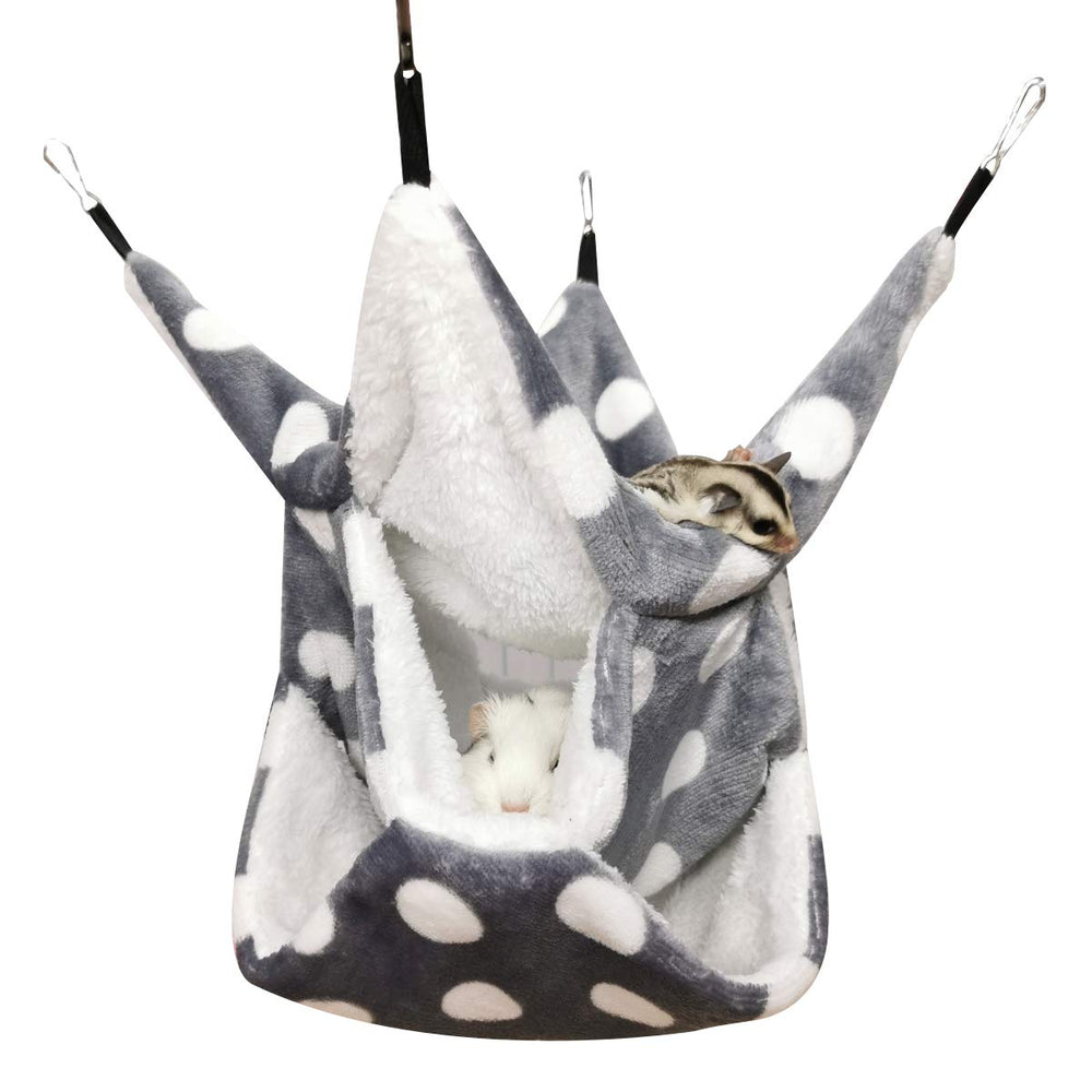 LEFTSTARER hamac trois niveaux pour petit animal offre repos confortable et espace stimulant.