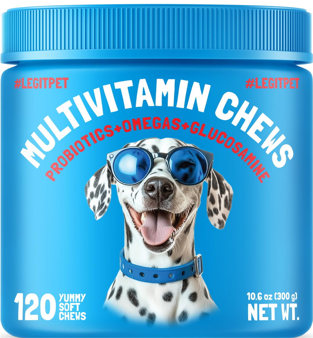LegitPet - Bouteille de vitamines chien, soutien santé globale.