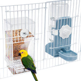 lemtrflo abreuvoir-nourriture-automatique dans cage, système clair et pratique.