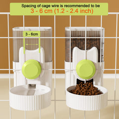Distributeur d'eau Lemtrflo pour lapin, alimentation fiable en cage.