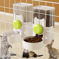 Nourrisseur Lemtrflo pour lapin, cage suspendue, gain d'espace.