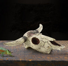 Leoyoubei crane-boeuf-aquarium-grotte-resine: cachette sûre en résine.
