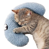 Les Arbres Fair coussin chat demi-anneau doux pour le confort quotidien