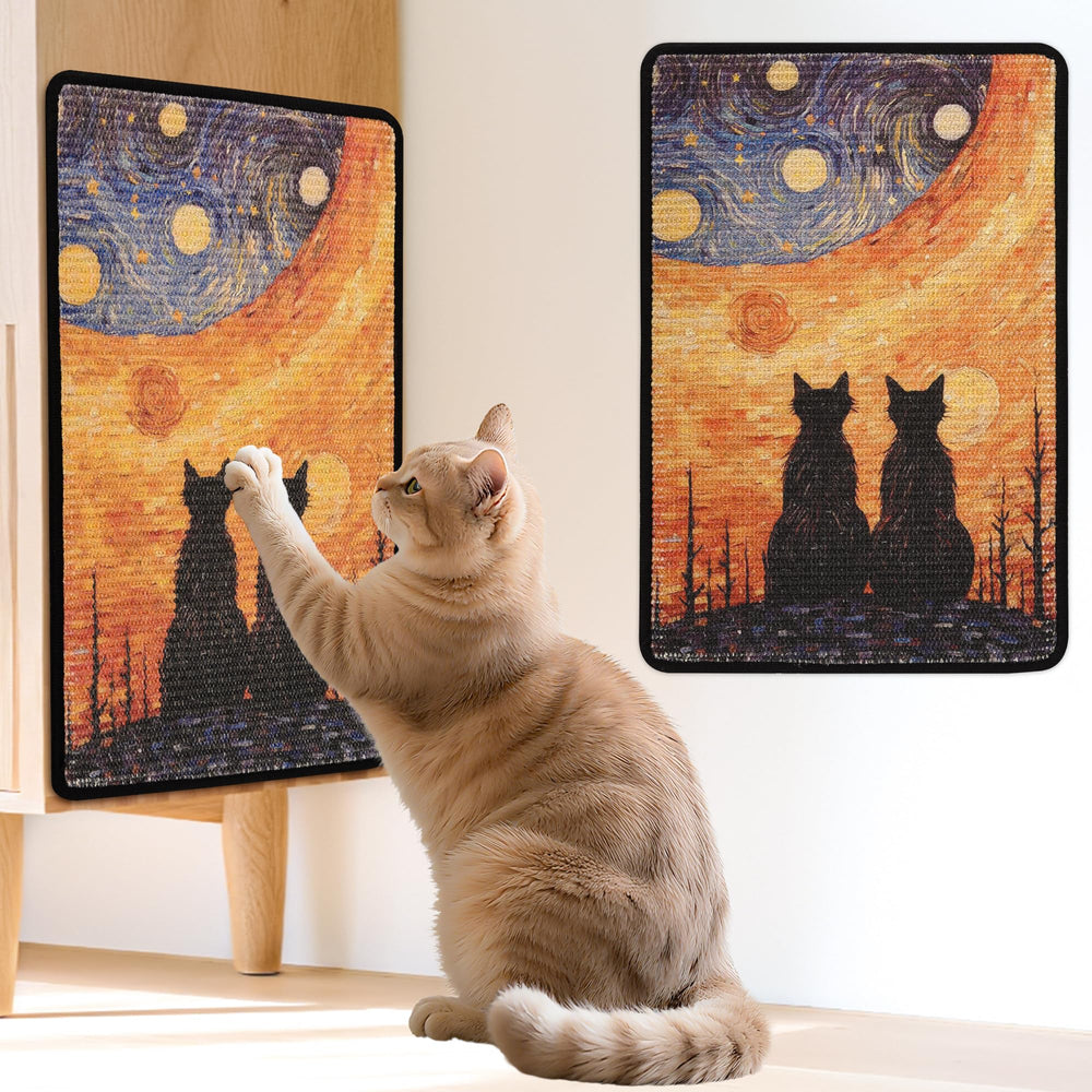 Lesissmer Tapis-Grattoir Sisal mural NuitÉtoilée protège les meubles.