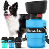 Lesotc bouteille eau chien portable et bol: hydratation pratique en extérieur