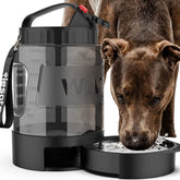 Lesotc Bouteille eau voyage chien 77oz avec bol intégré, hydratation pratique.