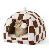 LE SURE lit-pour-chat 2-en-1: confort polyvalent pour chats et chatons.