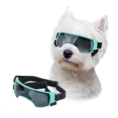 Lesypet lunettes chien petite race bleu face confort pour sorties quotidiennes.