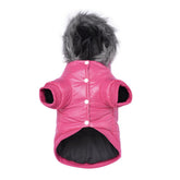 Veste LESYPET rose pour petit chien, coupe-vent et chaleur agréable.