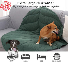 Letalong couverture-chien-feuille coton doux offre chaleur et confort.