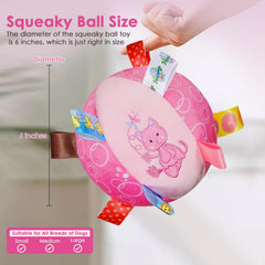 Letalong balle peluche diamètre 6 pouces, taille adaptée à toutes les races.