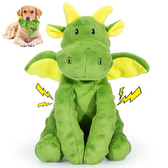 Jouet Letsmeet sifflement et peluche pour chien, stimule l’attention et le jeu.