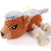 Letsmeet jouet chien sifflet peluche interactive stimule l'activité.