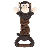 Letsmeet peluche avec papier-crinkle : divertissement durable pour chiens.