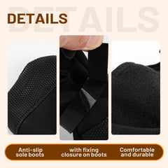 LETSQK attache-auto-adhesive-patte-chien: fermeture facile et ajustement sûr.