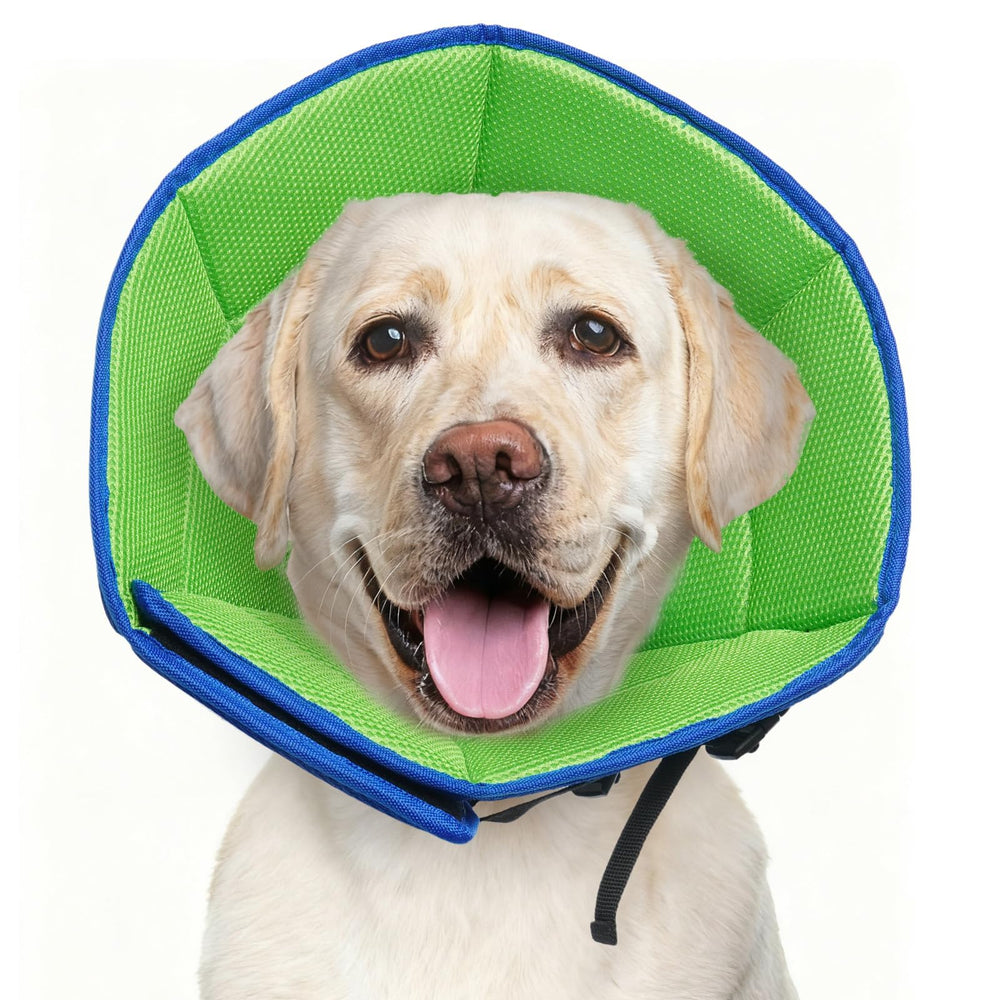 Collier-cone doux LETSQK pour chien XL offrant un confort durable pendant la récupération.