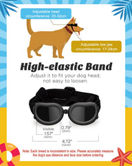 Lewondr lunettes chien: mousse intérieure autour des verres pour plus de confort