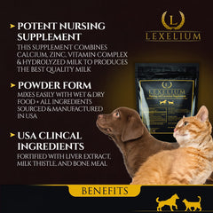 Lexelium lactation nutrition poudre : aide potentielle à la production de lait et à la vitalité.