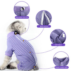 LIANZIMAU chat manches longues pour limiter les poils.