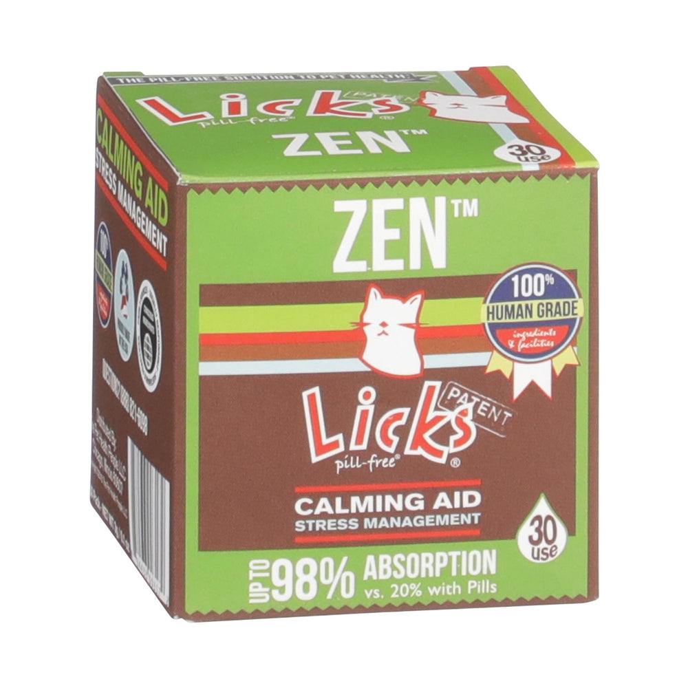 Licks Pill Free Zen Chat: pack-gel calme prêt à l’emploi pour chats.