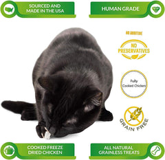 Friandises sans grains Life Essentials Cat-Man-Doo au poulet, digeste et savoureuses.