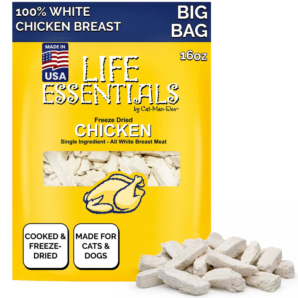 Life Essentials par Cat-Man-Doo – emballage fermé, friandises protéinées idéales pour l entraînement