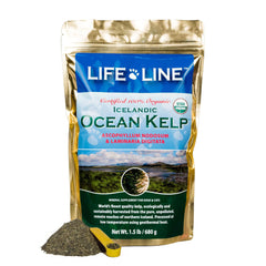Life Line Organic Ocean Kelp bouteille, source naturelle d'iode pour peau et pelage sains