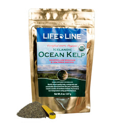 Life Line Organic Ocean Kelp emballage, complément naturel pour peau et pelage