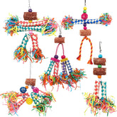 LifeIdeas jouet oiseau grignotage mais ensemble 5 pièces: stimulation et exploration.