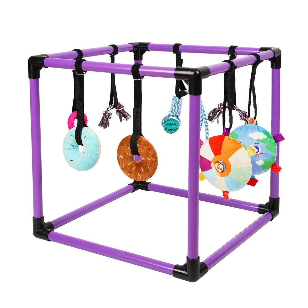 Aire Liitrton pour chiots avec 8 jouets suspendus stimulant les sens
