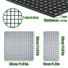 LINLAN diviseur d'aquarium 30x30 cm, coupe facile, ajustable pour personnaliser votre bac.