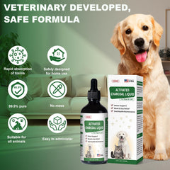 Administration simple du charbon actif Liovsiso pour Chiens en gel.