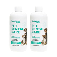 LIQUIDHEALTH additif eau dentaire – flacon et bol d'eau pour chiens et chats, haleine plus fraîche.