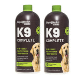 LiquidHealth K9 Complete : ouverture facile de la bouteille pour commencer la dose.