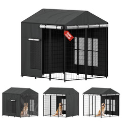 LitaiL couverture exterieure pour chenil - avant : protection contre pluie et poussiere