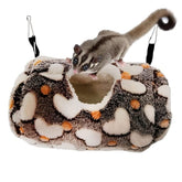 Litewoo hamac petit animal café, couchage chaud et sécurisant.