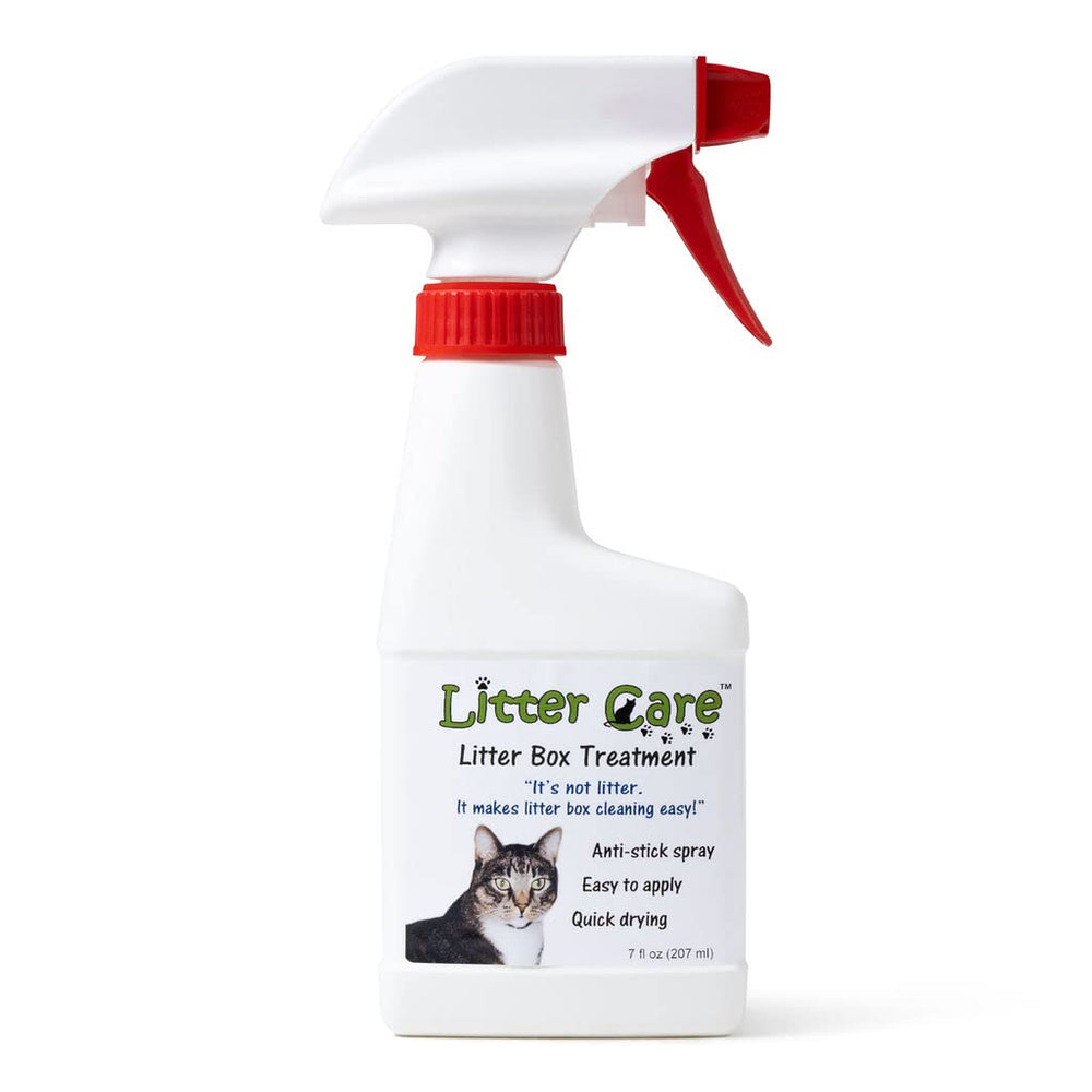 Bouteille Litter Care prête à l’emploi, spray anti-adhésif pour faciliter le nettoyage.