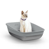 Litter Genie Platinum – base inox, durable et facile à nettoyer.