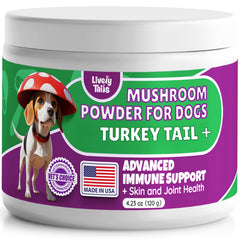 Lively Tails poudre queue-de-dinde bouteille: soutien immunitaire doux pour votre chien.