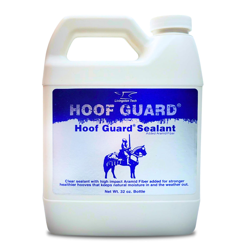 LivingstonTech Hoof Guard – fibre d’aramide renforçant le sabot pour durabilité.