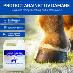 LivingstonTech Hoof Guard – protection UV du sabot.