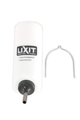 Bouteille Lixit à bouche large pour lapins, facile à nettoyer et à installer.
