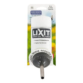 Bouteille Lixit à grande ouverture, remplissage rapide et nettoyage facilité.