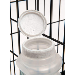 Idéale pour cages de voyage, hydratation pratique en déplacement.