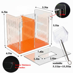 LIYAOLI boîte reproducteur acrylique, diviseur amovible pour isolation efficace.